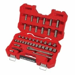 CRAFTSMAN Sales 2022 13 Wholesale ๐ Craftsman Mechanics Tool Set - Steel - 51 Pieces ๐