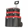 Discount ✔️ CRAFTSMAN Portable Storage Tower - 3 Boxes - Red and Black 🌟