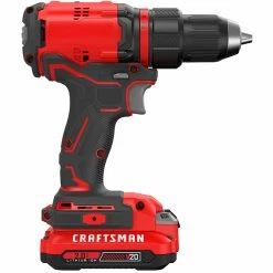Outlet 👍 Craftsman V20 1/2-in Cordless Drill Kit - 1900 RPM - Brushless Motor - LED Light - Dual Speed Mode 🎁 -CRAFTSMAN Sales 2022 00276543e L
