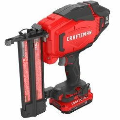 Budget 🌟 Craftsman V20 20-Volt Max Cordless 2-in Brad Nailer Kit - 18-Gauge - Bottom Loading - Li-Ion Battery - Charger 👍 -CRAFTSMAN Sales 2022 00276550c L