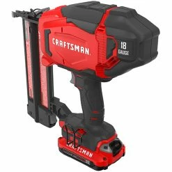 Budget 🌟 Craftsman V20 20-Volt Max Cordless 2-in Brad Nailer Kit - 18-Gauge - Bottom Loading - Li-Ion Battery - Charger 👍 -CRAFTSMAN Sales 2022 00276550e L