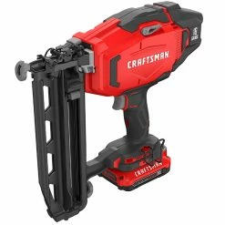 Hot Sale 😍 Craftsman V20 20-Volt Max Cordless 2 1/2-in Finish Nailer Kit - 16-Gauge - Over-Moulded Handle 🥰 -CRAFTSMAN Sales 2022 00276551c L