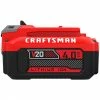 New 🧨 Craftsman 20-Volts 4Ah Premium Lithium Ion Battery - 3-LED Charge Indicator - No Self-Discharge - 1-Hour Charge Time ✨