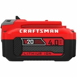 New 🧨 Craftsman 20-Volts 4Ah Premium Lithium Ion Battery - 3-LED Charge Indicator - No Self-Discharge - 1-Hour Charge Time ✨