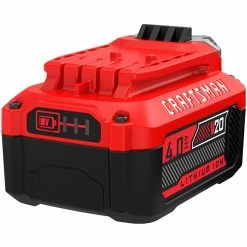 New 🧨 Craftsman 20-Volts 4Ah Premium Lithium Ion Battery - 3-LED Charge Indicator - No Self-Discharge - 1-Hour Charge Time ✨ -CRAFTSMAN Sales 2022 00276562e L