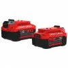Buy 🛒 Craftsman V20 20-Volt Max 4Ah Lithium-Ion Batteries - 3-LED Charge Indicator - Premium Grade Cells - 2 Per Pack ⌛