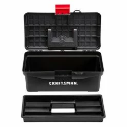 Deals ❤️ CRAFTSMAN Classic Tool Box - 13" - Black and Red ✨ -CRAFTSMAN Sales 2022 00276588c L
