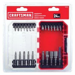 Coupon 😍 Craftsman Screwdriver Bit Set - 24 Pieces - Shock-Resistant Steel - Hard Protective Case 🎁 -CRAFTSMAN Sales 2022 00276591d L