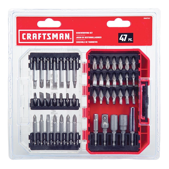 Cheapest 🎁 CRAFTSMAN Set of 47 Screwdriving Bits - Red and Black ✨ 4 Cheapest 🎁 CRAFTSMAN Set of 47 Screwdriving Bits - Red and Black ✨ - Image 4