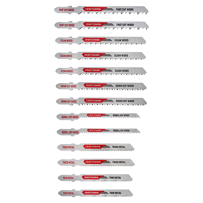 Best Pirce 🔔 Craftsman Jigsaw Blade Set - Assorted Lengths - T-Shank- High Carbon Steel - 13-Pack 🔔 1 Best Pirce 🔔 Craftsman Jigsaw Blade Set - Assorted Lengths - T-Shank- High Carbon Steel - 13-Pack 🔔