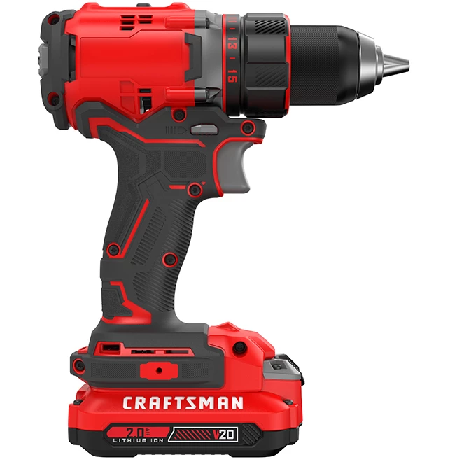 Top 10 ⌛ Craftsman V20 Cordless Drill Kit with Batteries and Charger - Brushless Motor - LED Light - Variable Speed ✨ 4 Top 10 ⌛ Craftsman V20 Cordless Drill Kit with Batteries and Charger - Brushless Motor - LED Light - Variable Speed ✨ - Image 4