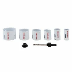 Best deal 🎁 Craftsman Hole Saw Kit with Storage Case - 7-Piece Set - Bi-Metal - Arboured - Assorted Sizes 👏