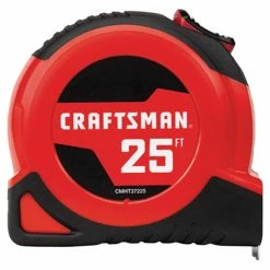 Outlet ๐ CRAFTSMAN Self-Locking Tape Measure - 1" x 25' โ๏ธ