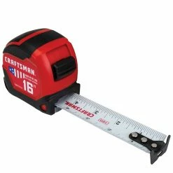 Cheap 🥰 CRAFTSMAN PRO-11 Measuring Tape - 1.25'' x 16' - Red and Black 😀