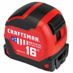 Cheap 🥰 CRAFTSMAN PRO-11 Measuring Tape - 1.25'' x 16' - Red and Black 😀 -CRAFTSMAN Sales 2022 00276609c L