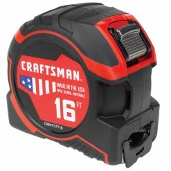 Buy 🎁 CRAFTSMAN PRO-LOCK Measuring Tape - 1.25'' x 16' - Black/Red 🔔 -CRAFTSMAN Sales 2022 00276615b L