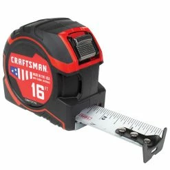 Buy 🎁 CRAFTSMAN PRO-LOCK Measuring Tape - 1.25'' x 16' - Black/Red 🔔 -CRAFTSMAN Sales 2022 00276615c L