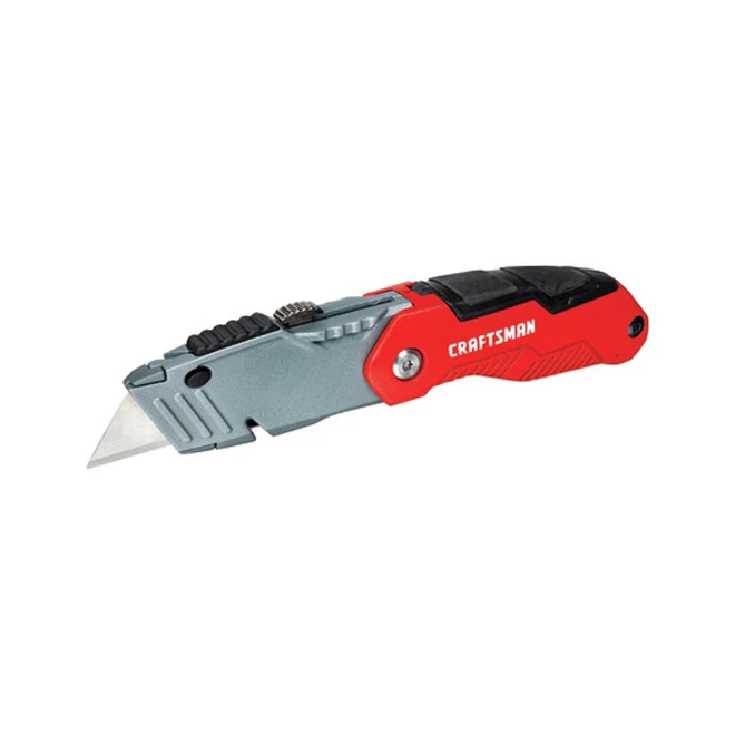 Brand new 🌟 Craftsman Folding and Retractable Utility Knife - 3 Blades - 4-in - Red and Grey 👍 2 Brand new 🌟 Craftsman Folding and Retractable Utility Knife - 3 Blades - 4-in - Red and Grey 👍 - Image 2