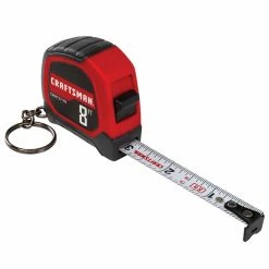 Flash Sale 💯 CRAFTSMAN Pocket Measuring Tape with Key Ring - 8' ✔️