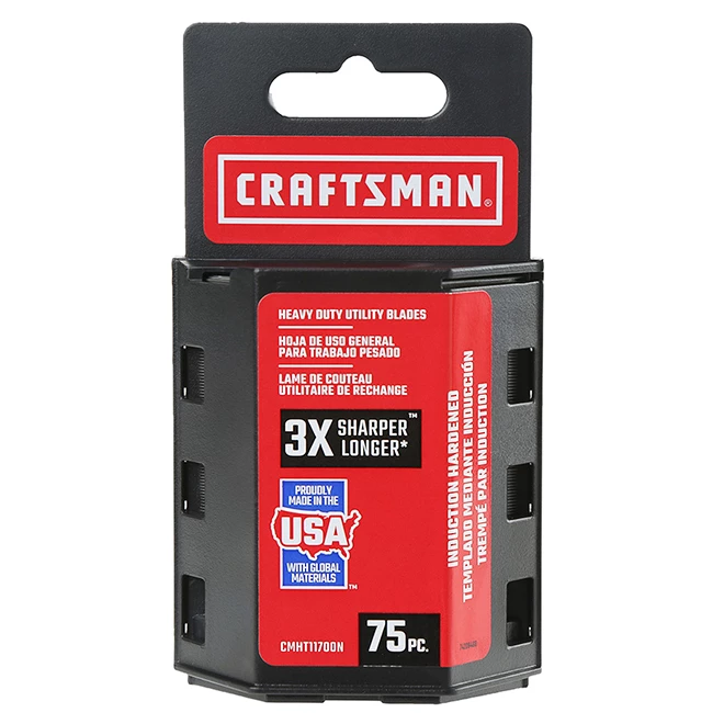 Top 10 🔔 Craftsman Heavy-Duty Utility Blade - Induction Hardened - 75-Pack ❤️ 1 Top 10 🔔 Craftsman Heavy-Duty Utility Blade - Induction Hardened - 75-Pack ❤️