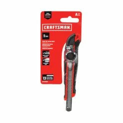 Buy 👏 CRAFTSMAN Snap-off Blade Utility Knife - 9 mm - 1 Blade 😀 -CRAFTSMAN Sales 2022 00276640c L