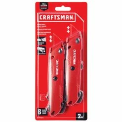 Hot Sale 🌟 Craftsman Retractable Utility Knives - 5-in - Red - 2-Pack 🎉 -CRAFTSMAN Sales 2022 00276644c L