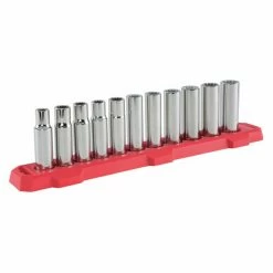 Best Sale 😍 CRAFTSMAN Deep Socket Set - 1/2" - Metric - 11 Pieces ⭐ -CRAFTSMAN Sales 2022 00276692c L