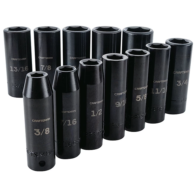 Coupon โจ CRAFTSMAN Impact Socket Set - 1/2" - SAE - 12 Pieces ๐ 1 Coupon โจ CRAFTSMAN Impact Socket Set - 1/2" - SAE - 12 Pieces ๐