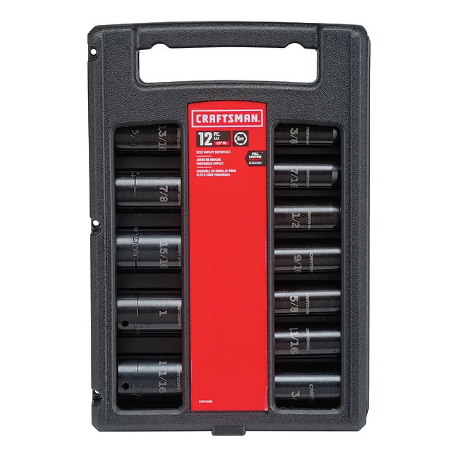 Coupon โจ CRAFTSMAN Impact Socket Set - 1/2" - SAE - 12 Pieces ๐ 3 Coupon โจ CRAFTSMAN Impact Socket Set - 1/2" - SAE - 12 Pieces ๐ - Image 3
