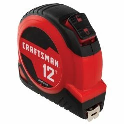 Coupon ❤️ CRAFTSMAN Self-Locking Measuring Tape - 12' - Red 🛒 -CRAFTSMAN Sales 2022 00276743c L