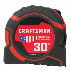 Wholesale ❤️ CRAFTSMAN PRO-LOCK Measuring Tape - 1.25'' x 30' - Black/Red 🤩