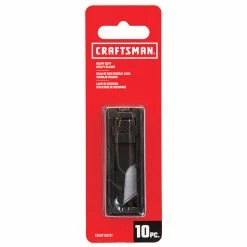 Best Sale ❤️ Craftsman Heavy-Duty Utility Blade - Dispenser - 10-Pack 🌟 -CRAFTSMAN Sales 2022 00276751c L