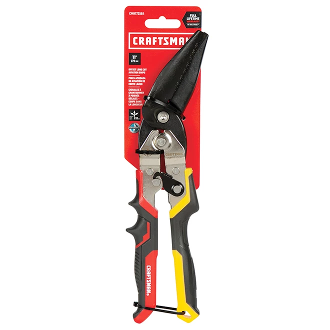 New 🔔 Craftsman Aviation Snips - 11-in - Offset Long Cut - Red and Yellow 😍 3 New 🔔 Craftsman Aviation Snips - 11-in - Offset Long Cut - Red and Yellow 😍 - Image 3