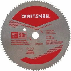 Best deal 🤩 Craftsman Panelling Circular Saw Blade - 6 1/2-in Dia - 90 Tooth - Carbon Steel 🎁