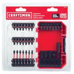 Cheap 🤩 Craftsman Impact Rated 33-Piece Screwdriver Bit Set - Hard Protective Case - Hex Shank ⌛ -CRAFTSMAN Sales 2022 00276836d L