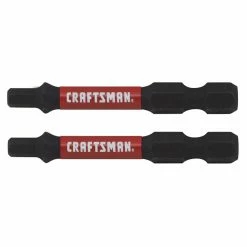 Cheapest 𧨠Craftsman Impact Rated Screwdriver Bits - 2-in - Black Oxide S2 Steel - Pack of 2 π₯°