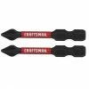 Coupon 👏 Craftsman Impact Rated Screwdriving #1 Bits - 1/4-in Dia x 2-in Phillips - Hex Shank - Black -2-Piece Set 💯