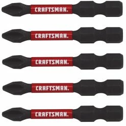 Promo ⭐ Craftsman Impact Rated Phillips Screwdriver Set - 2-in x 1/4-in - Pack of 5 😍