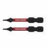 Brand new 🎁 Craftsman Impact Rated Slotted Screwdriver Bits - 2-in - Black Oxide S2 Steel - Pack of 2 🎁