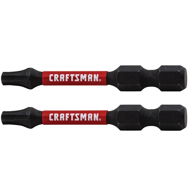 Top 10 ๐ Craftsman Impact Rated Torx-Head Impact Screw Drive Bits - T20 x 2-in L - Hex Shank - Black - 2 Per Pack ๐งจ 1 Top 10 ๐ Craftsman Impact Rated Torx-Head Impact Screw Drive Bits - T20 x 2-in L - Hex Shank - Black - 2 Per Pack ๐งจ