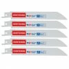 New 🌟 Craftsman Reciprocating Saw Blades - Bi-Metal - 6-in L - 24 TPI - Metal Cutting - Straight Blade - 5 Per Pack 🎁