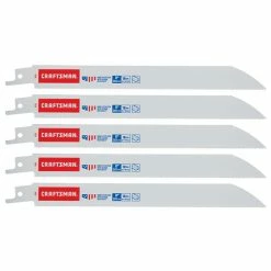 Top 10 ❤️ Craftsman Reciprocating Cutting Blade - Bi-Metal - 8-in L - 18 TPI - Straight Back - 5 Per Pack 🔥
