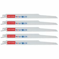 Flash Sale 🎉 Craftsman Bi-Metal Reciprocating Saw Blade - 9-in L - 56 TPI - 5 Per Pack 🔥