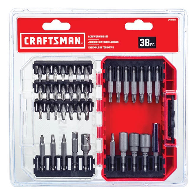 Cheapest ๐ Craftsman 38-pc Screw Driver Bit Set - CNC-Machined Tip - Hex Shank - Steel - Hard Storage Case โญ 5 Cheapest ๐ Craftsman 38-pc Screw Driver Bit Set - CNC-Machined Tip - Hex Shank - Steel - Hard Storage Case โญ - Image 5