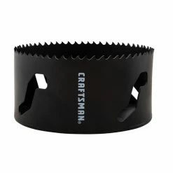 Best Sale 😀 Craftsman Hole Saw - 4-in Dia - Bi-Metal - Non-Arboured - Black 🛒