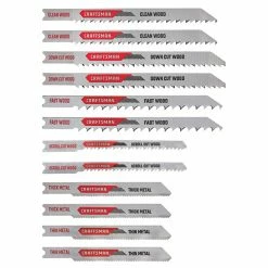 Best reviews of 🥰 Craftsman Jigsaw Blade Kit - U-Shank - High-Carbon Steel - Set of 12 💯
