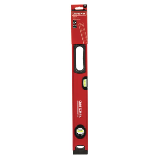 Buy 🥰 CRAFTSMAN Box Beam Level - 24" - 1 Handle - Red and Black ⭐ 3 Buy 🥰 CRAFTSMAN Box Beam Level - 24" - 1 Handle - Red and Black ⭐ - Image 3