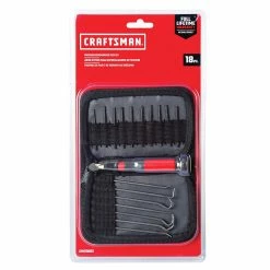 Budget 🎉 CRAFTSMAN Precision Tool Set - Multi-Bits - Black and Red - 18/Pack 🧨 -CRAFTSMAN Sales 2022 00276944c L