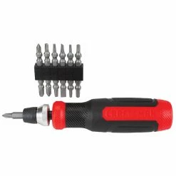 Outlet 🤩 CRAFTSMAN Precision Screwdriver - Multi-Bits - 12-in-1 - Black and Red 🥰