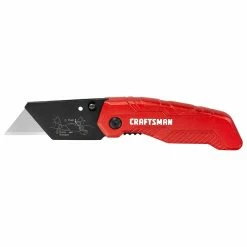 Best Sale 😉 Craftsman Fixed Folding Utility Knife - 3.75-in - Red and Black 🥰
